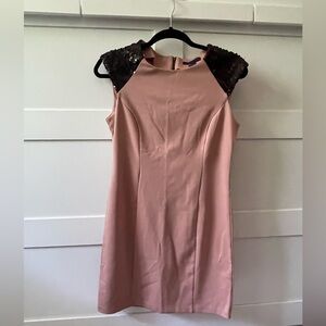 Forever 21 Cap Sleeve Dress in blush